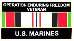 Operation Enduring Freedom U.S.M.C. Lapel Pin