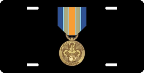 Operation Inherent Resolve Campaign Medal License Plate