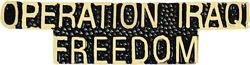 Operation Iraqi Freedom Lapel Pin