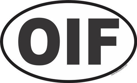 Operation Iraqi Freedom (OIF) Decal