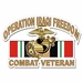 Operation Iraqi Freedom OIF Marine Corps EGA Veteran Decal