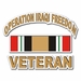 Operation Iraqi Freedom Veteran with Ribbon Decal Sticker