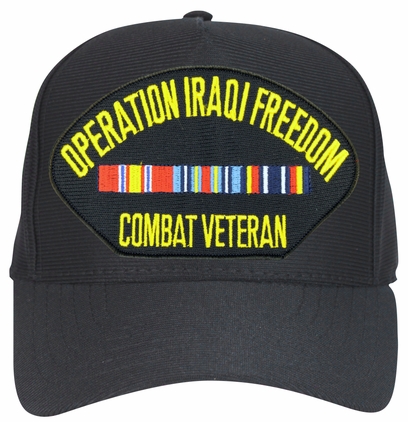 Operation Iraqi Freedom Veteran with Ribbons Ball Cap