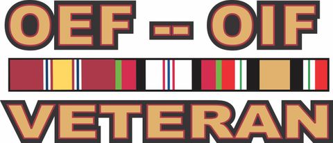 Operations Enduring Freedom (OEF) and Iraqi Freedom (OIF) Veteran Decal