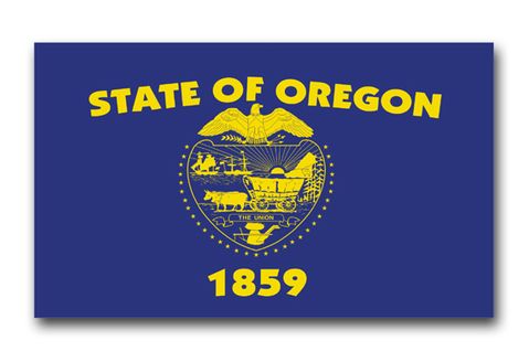 Oregon State Flag Vinyl Transfer Decal