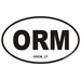 Orem Utah Oval Decal