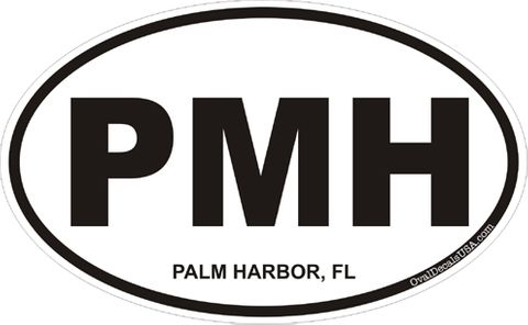 Palm Harbor Florida Oval Decal