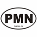 Pamona California Oval Decal