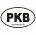 Parkersburg West Virginia Oval Decal