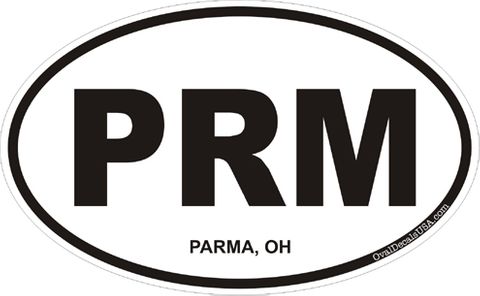 Parma Ohio Oval Decal
