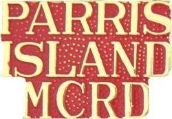 PARRIS ISLAND MCRD MILITARY LAPEL PIN