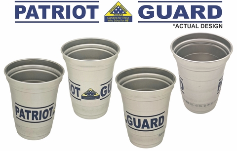 Patriot Guard 16 oz Stadium Cups (4-Pack)