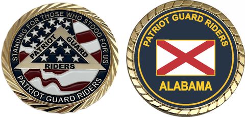 Patriot Guard Riders Alabama Challenge Coin