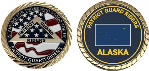 Patriot Guard Riders Alaska Challenge Coin