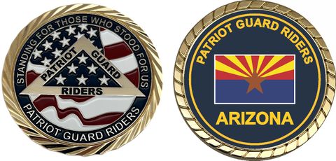 Patriot Guard Riders Arizona Challenge Coin