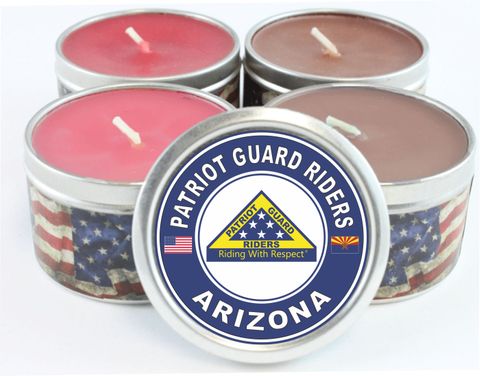 Patriot Guard Riders Arizona Scented Candle