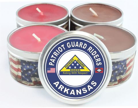 Patriot Guard Riders Arkansas Scented Candle