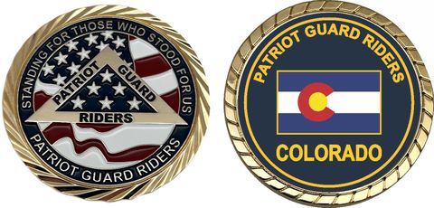 Patriot Guard Riders Colorado Challenge Coin