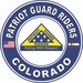 Patriot Guard Riders Colorado State Round Vinyl Decal
