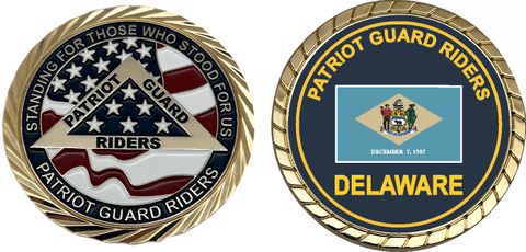 Patriot Guard Riders Delaware Challenge Coin