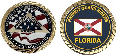 Patriot Guard Riders Florida Challenge Coin