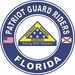 Patriot Guard Riders Florida State Round Vinyl Decal