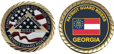 Patriot Guard Riders Georgia Challenge Coin