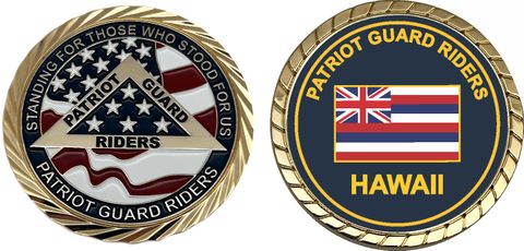 Patriot Guard Riders Hawaii Challenge Coin