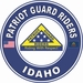 Patriot Guard Riders Idaho State Round Vinyl Decal