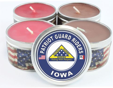 Patriot Guard Riders Iowa Scented Candle