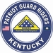 Patriot Guard Riders Kentucky State Round Vinyl Decal