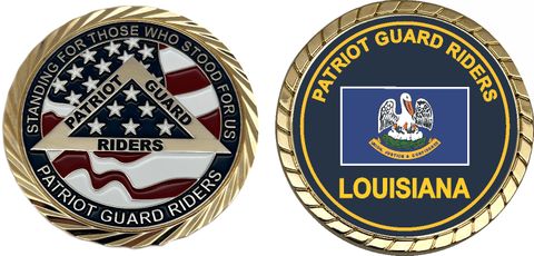 Patriot Guard Riders Louisiana Challenge Coin