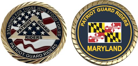 Patriot Guard Riders Maryland Challenge Coin