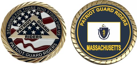 Patriot Guard Riders Massachusetts Challenge Coin