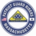 Patriot Guard Riders Massachusetts State Round Vinyl Decal