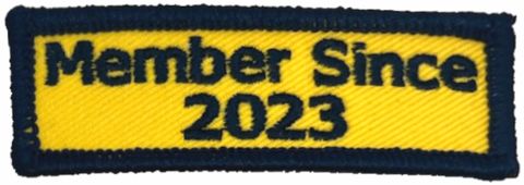 Patriot Guard Riders Member Since 2023 Patch