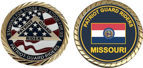 Patriot Guard Riders Missouri Challenge Coin