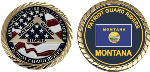 Patriot Guard Riders Montana Challenge Coin