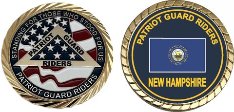 Patriot Guard Riders New Hampshire Challenge Coin