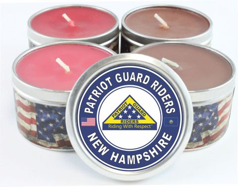 Patriot Guard Riders New Hampshire Scented Candle