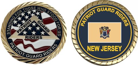 Patriot Guard Riders New Jersey Challenge Coin