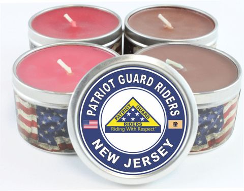 Patriot Guard Riders New Jersey Scented Candle