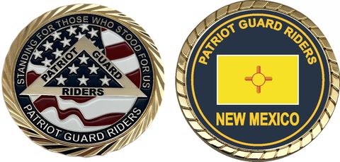 Patriot Guard Riders New Mexico Challenge Coin