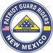 Patriot Guard Riders New Mexico State Round Vinyl Decal