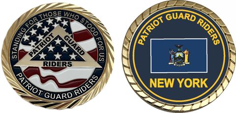 Patriot Guard Riders New York Challenge Coin