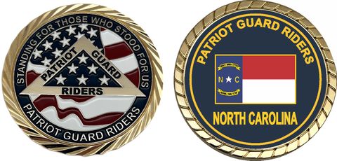 Patriot Guard Riders North Carolina Challenge Coin