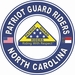 Patriot Guard Riders North Carolina State Round Vinyl Decal