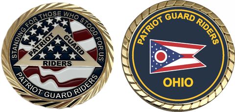 Patriot Guard Riders Ohio Challenge Coin