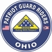 Patriot Guard Riders Ohio State Round Vinyl Decal