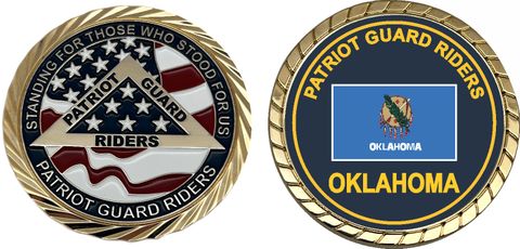 Patriot Guard Riders Oklahoma Challenge Coin